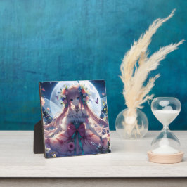 Placa Expositora Anime Chica Flower Moon Fairy