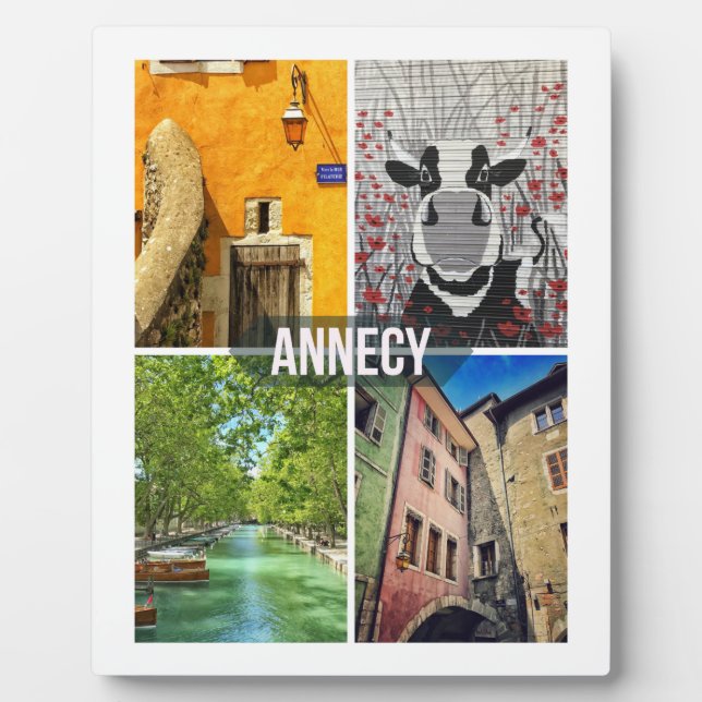 Placa Expositora Annecy Plaque con Easel (Frente)