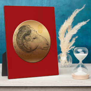 Placa Expositora Año Golden Ram 2015