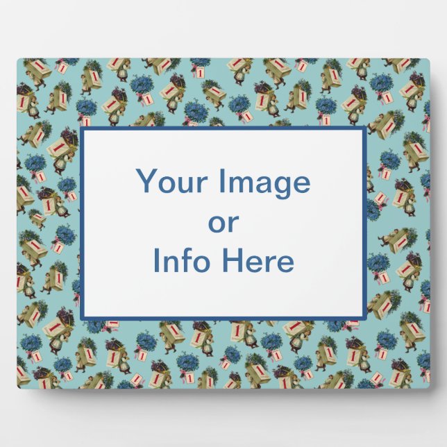 Placa Expositora Año nuevo vintage (Frente)