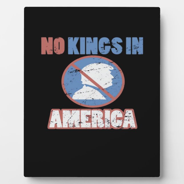 Placa Expositora Anti- No Kings In America Classic (Frente)