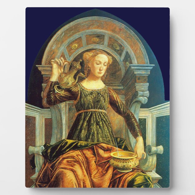 PLACA EXPOSITORA ANTIGUA RENAISSANCE TAROTS 14 / TEMPERANCIA (Frente)