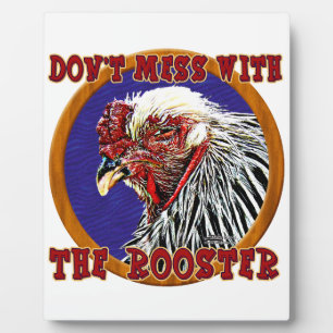 Placa Expositora Antiguo Rooster