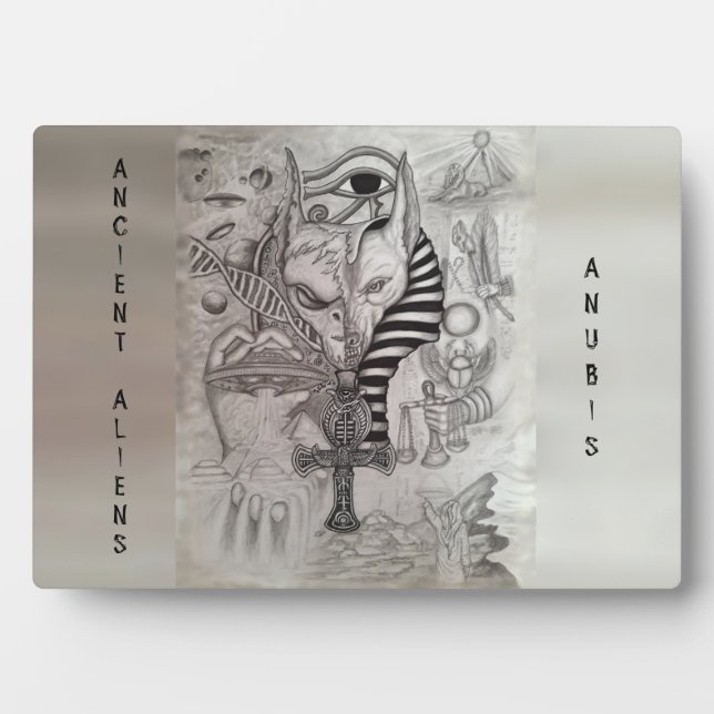 Placa Expositora Antiguos Alienígenas, Anubis (Frente)