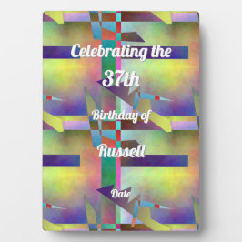 Placa Expositora Any Age Happy Birthday Memories 