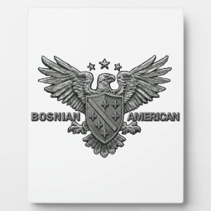 Placa Expositora Aparato temático bosnio-americano