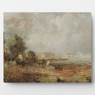 Placa Expositora Apertura del puente Waterloo, c.1829-31 (petróleo 