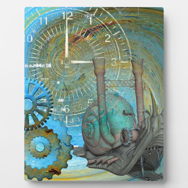 Placa Expositora Aqua Steam Snail Traveller (Frente)