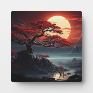 Placa Expositora Árbol Bonsai