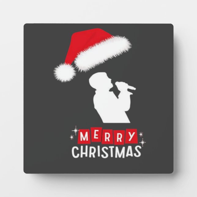 Placa Expositora Árbol de la Biblioteca Feliz Navidad (Frente)