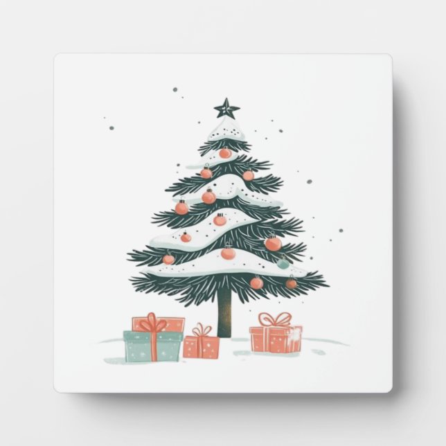 Placa Expositora árbol de Navidad (Frente)