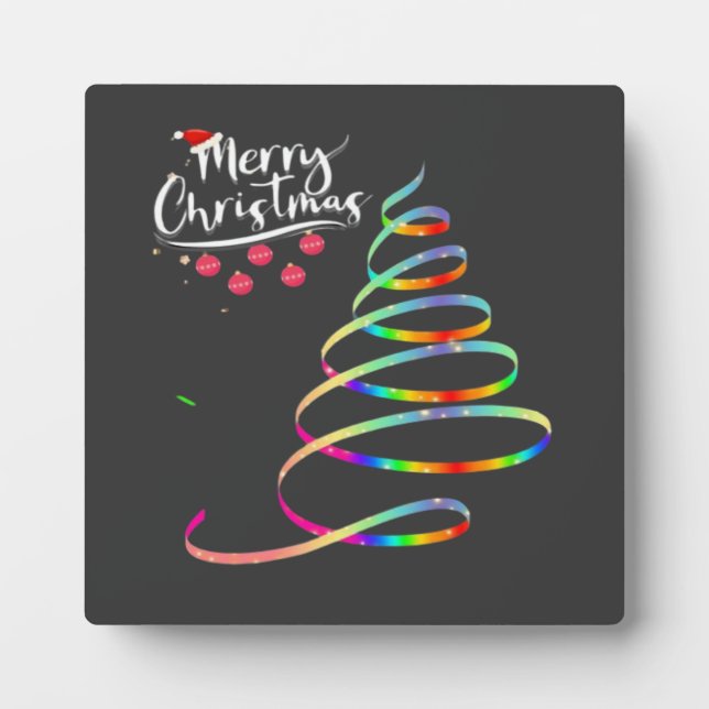Placa Expositora Árbol de Navidad   (Frente)
