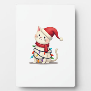 Placa Expositora Árbol de Navidad de gato Navidad (2)