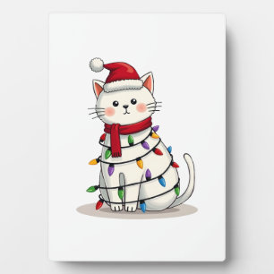 Placa Expositora Árbol de Navidad de gato Navidad (4)