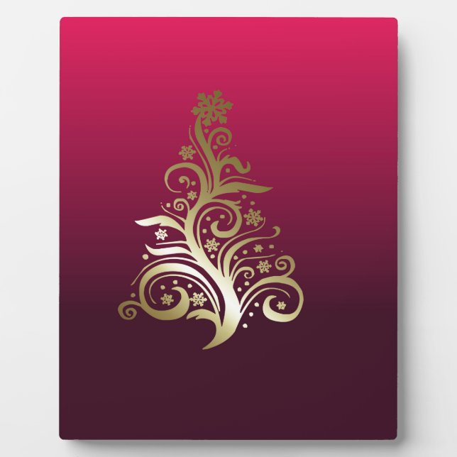 Placa Expositora Árbol de Navidad espumoso (Frente)