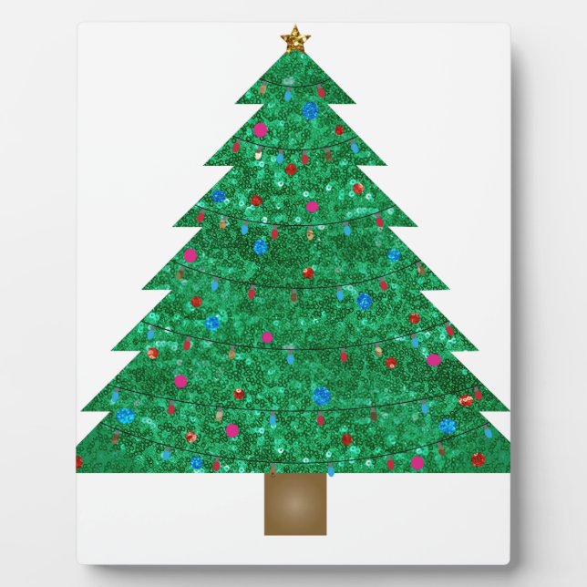 Placa Expositora árbol de navidad secuencial (Frente)