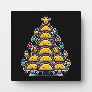 Placa Expositora Árbol de Navidad Taco - Comida divertida para fies
