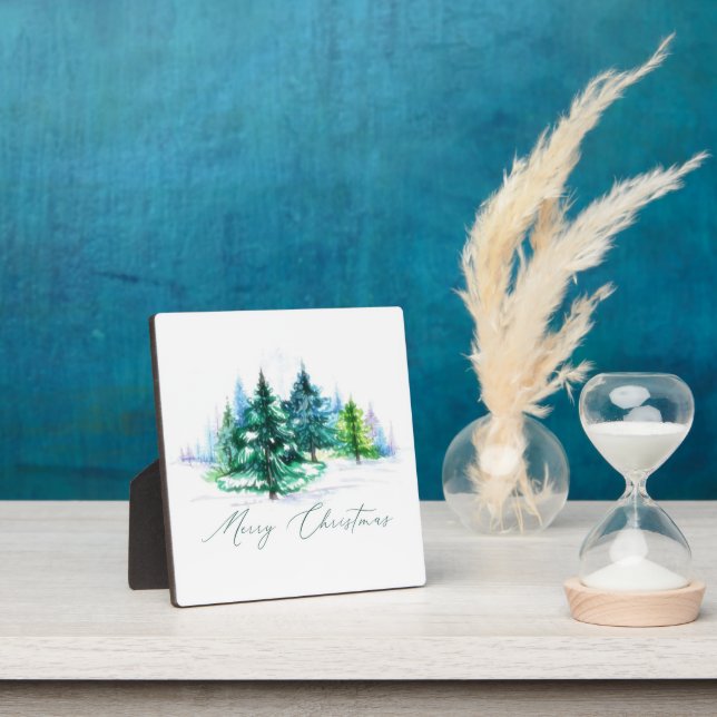 Placa Expositora Árboles de acuarela (in situ)