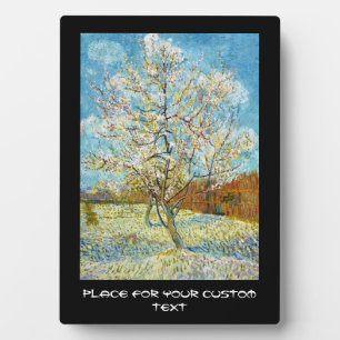Placa Expositora Árboles de rosa en florín Vincent Van Gogh