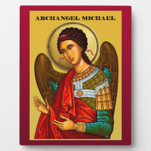 Placa Expositora Arcángel Miguel