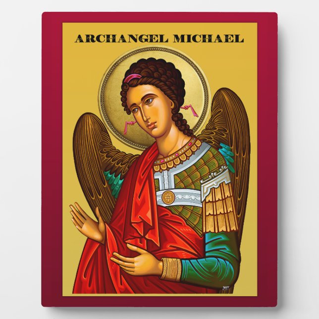 Placa Expositora Arcángel Miguel (Frente)