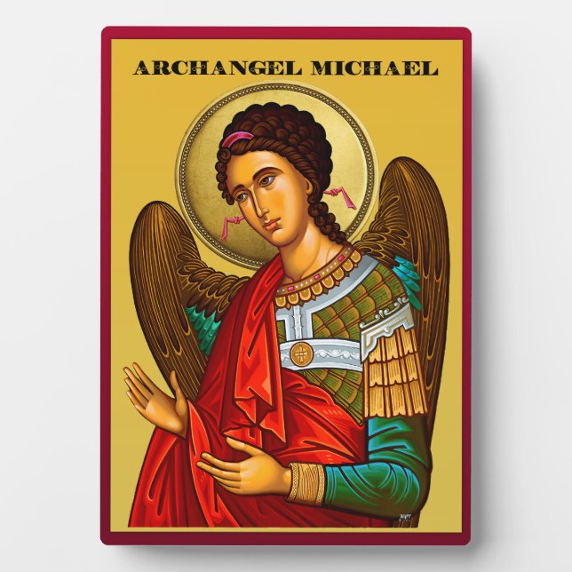 Placa Expositora Arcángel Miguel (Frente)