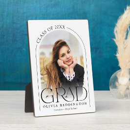 Placa Expositora Arco fotográfico de graduación de tipografía moder