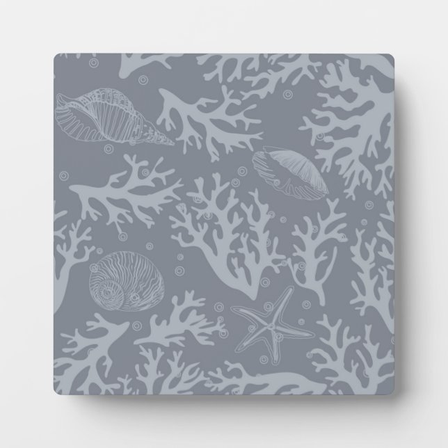 Placa Expositora Arrecife de coral de estilo hipster (Frente)