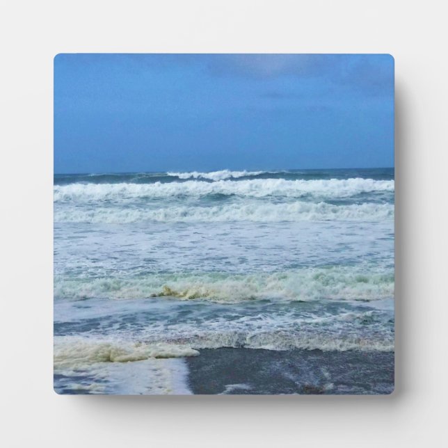 Placa Expositora Arrecife de Nelscott, Lincoln City, Oregón (Frente)