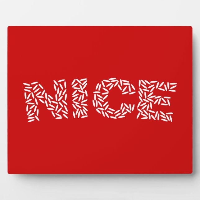 Placa Expositora Arroz bonito (Frente)