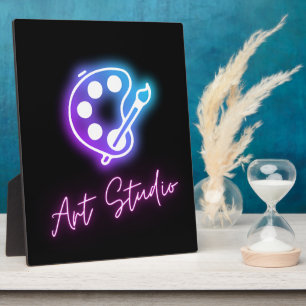Placa Expositora Art Studio Neon Line Art