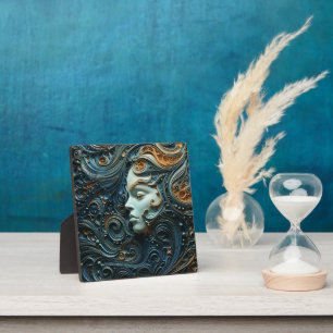 Placa Expositora Arte 3D de Moonlit Woman