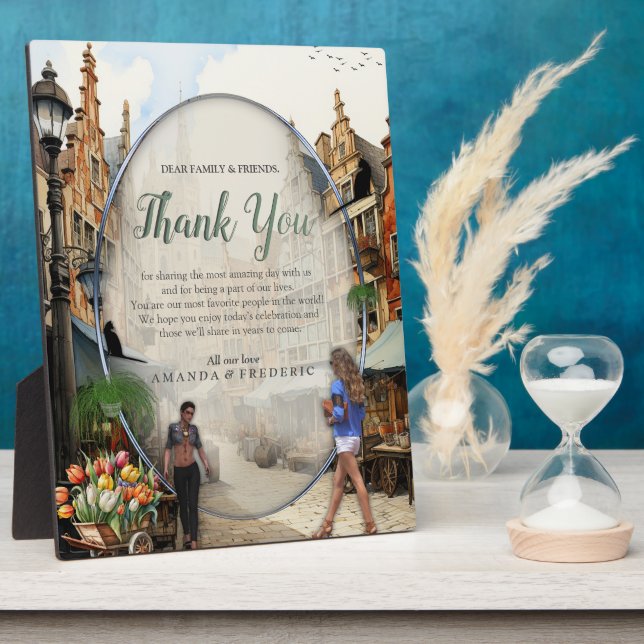 Placa Expositora Arte antiguo de Amsterdam (Lado)