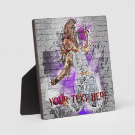 Placa Expositora Arte callejero moderno personalizado