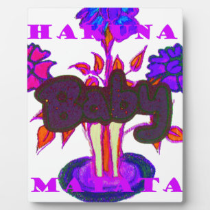 Placa Expositora Arte cardíaco keniano: Amo a Kenia