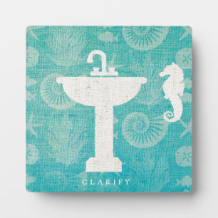 Placa Expositora Arte costero Baño Sink