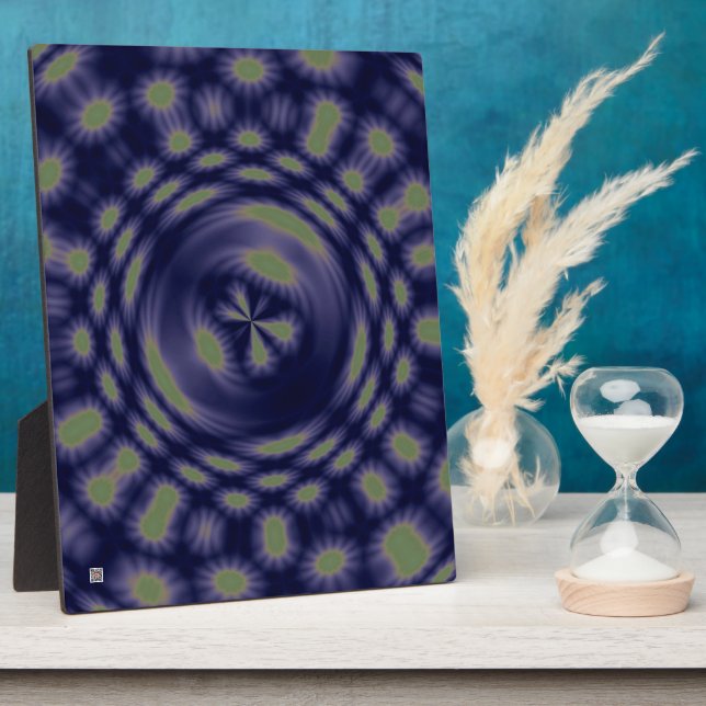 Placa Expositora Arte de Fantasía Abstracta Estrellas (Lado)