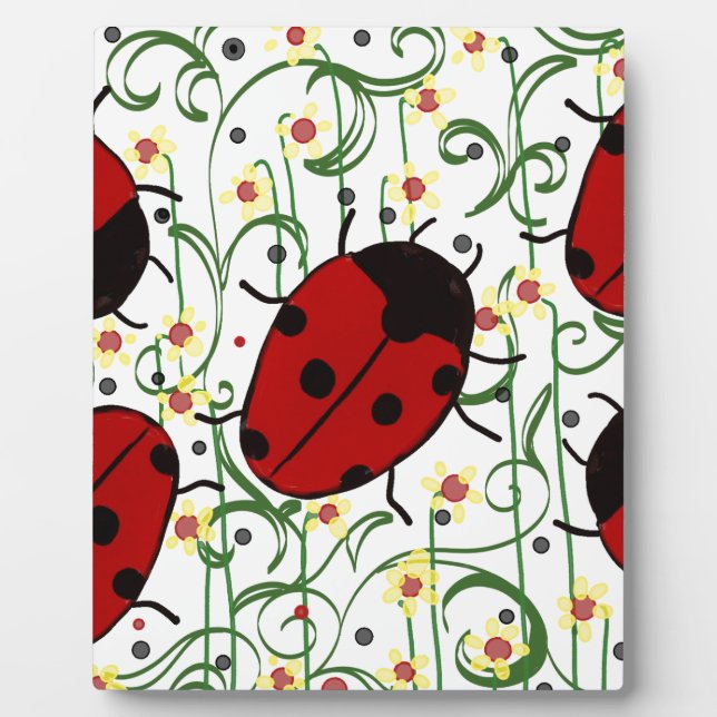 Placa Expositora Arte de Ladybug (Frente)