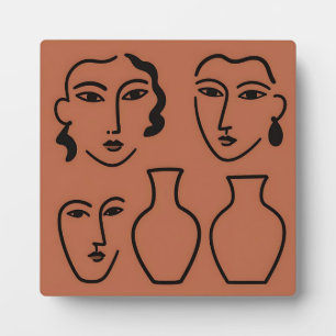 Placa Expositora Arte de pared de madera