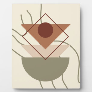 Placa Expositora Arte de pared geométrica de Boho minimalista - Bei