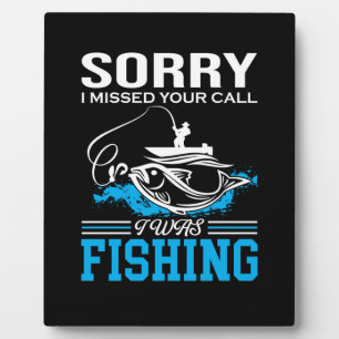 Placa Expositora Arte De Pesca Siento Haber Estado Pescando