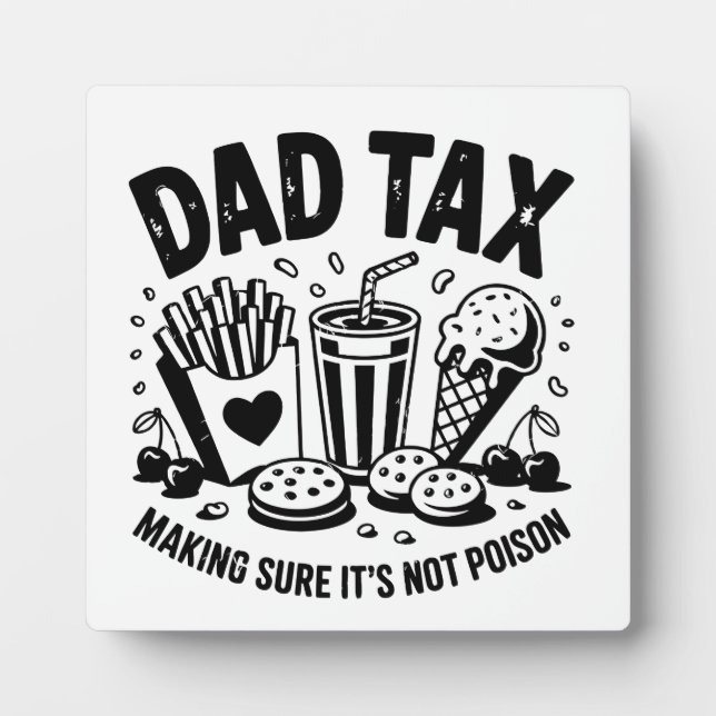 Placa Expositora Arte de refrigerios con problemas tributarios de p (Frente)