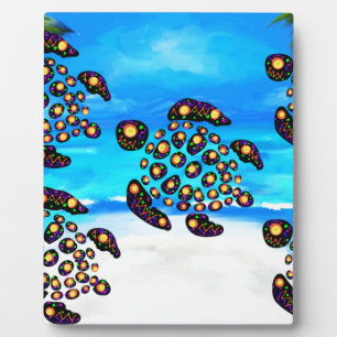 Placa Expositora Arte de Tortuga