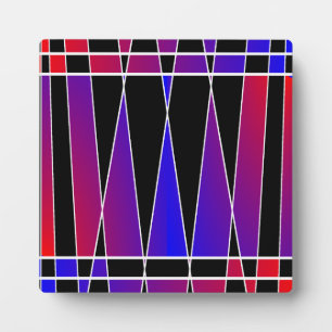 Placa Expositora Arte Deco "fracturado" por Kenneth Yoncich