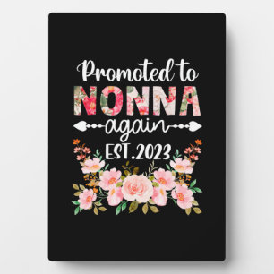 Placa Expositora Arte Madre   Promovido A Nonna De Nuevo 2023