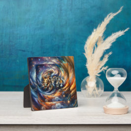 Placa Expositora Arte mural estiloByTrreal Colección Madera arte