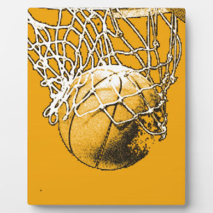 Placa Expositora Arte pop de baloncesto