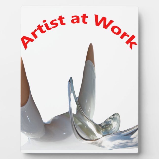 Placa Expositora Artist at Work (Frente)