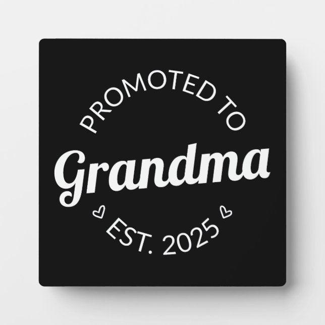 Placa Expositora Ascendido A La Abuela Este. I 2025 (Frente)