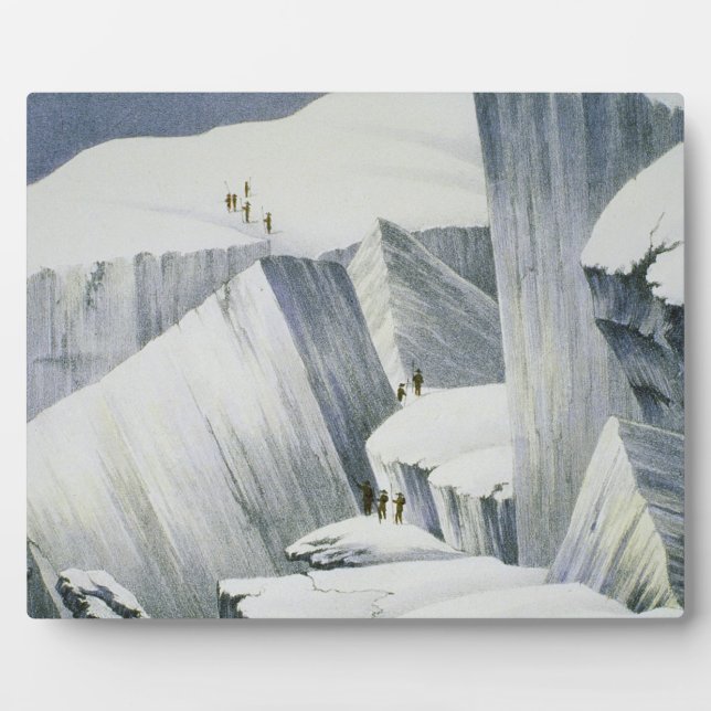 Placa Expositora Ascendiendo un acantilado, de 'Una narrativa de un (Frente)